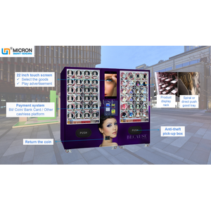 touchscreen monitor vending machine beauty